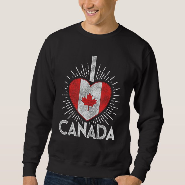 Sweatshirt I Love Canada (Devant)