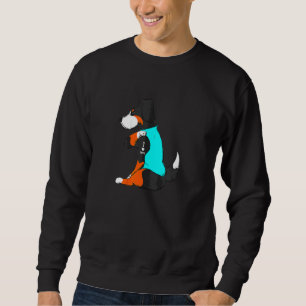 Sweatshirt I Love Mom Tattoo Bernese Mountain Dog D Mother's