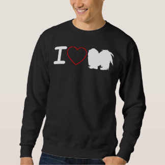 Sweatshirt I Love Shih Tzu Chien I Love Heart