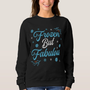 Sweatshirt I Love Winter Season Cold Climate Ice Snowflake