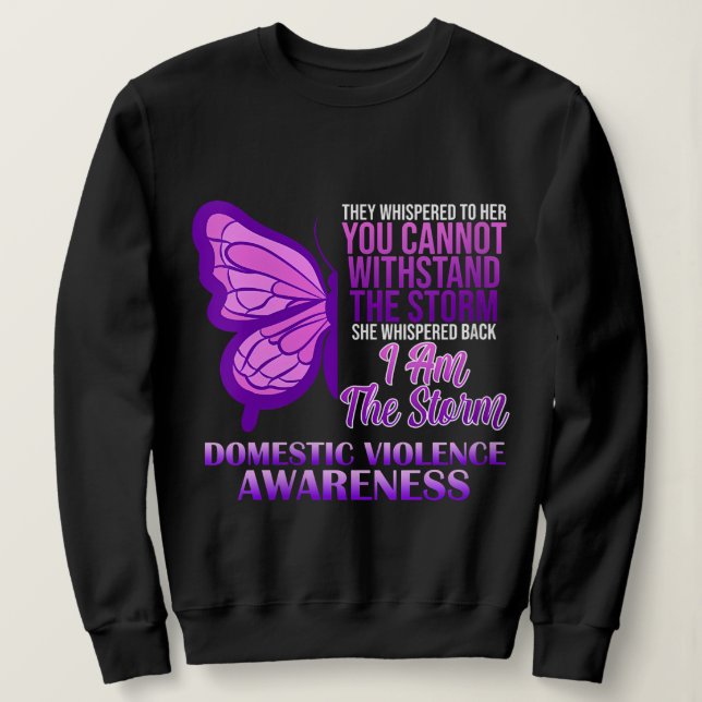 Sweatshirt I’m the storm sweater  (Design devant)
