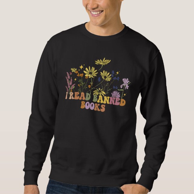 Sweatshirt I Read Banned Books Week Librarian Freadom Reader  (Devant)