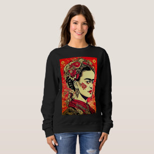 Sweatshirt Icône InkPunk : Frida Kahlo