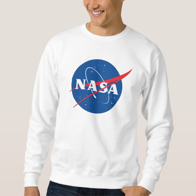 Sweatshirt Iconique de la NASA (Rocket White) (Devant)