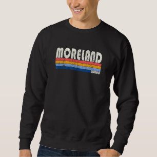 Sweatshirt ID de moreland style les années 70 80s Vintage rét