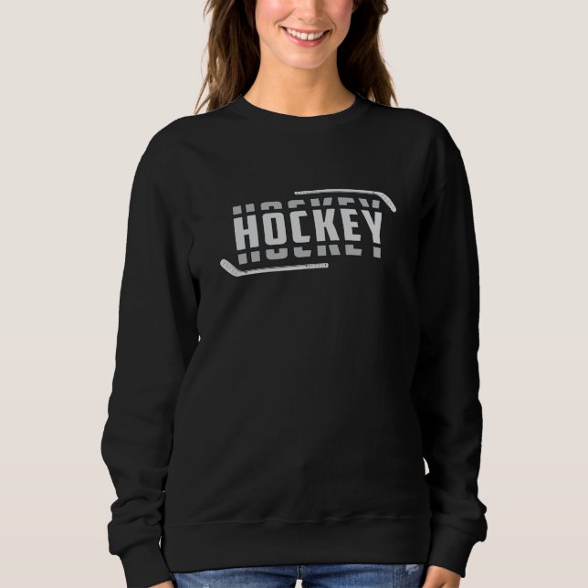 Sweatshirt Idée cadeau du joueur de hockey sur glace Stick Pu (Devant)