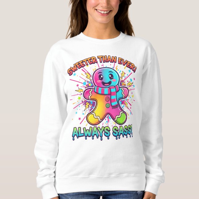 Sweatshirt idée de cadeau d'hiver unique (Devant)