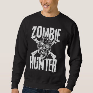 Sweatshirt Idée de costume d'Halloween de chasseur de zombies