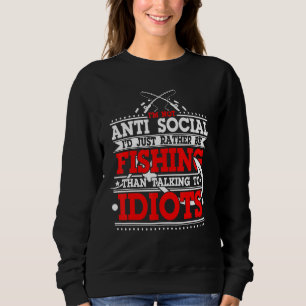 Sweatshirt Idée De Pêche Pour Les Amateurs De Poisson