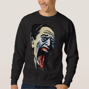 Sweatshirt Idée d'Halloween cri éffrayant, Idée de costume Ch