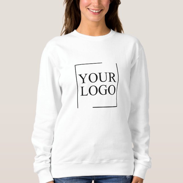 Sweatshirt Idée personnalisée du Mariage Ajouter un logo (Devant)