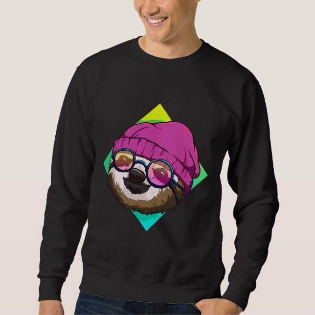 Sweatshirt Idées de fentes mignonnes Hipster (Devant)