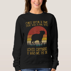 Sweatshirt Il Était Une Fois Une Fille Qui Aimait Capyba