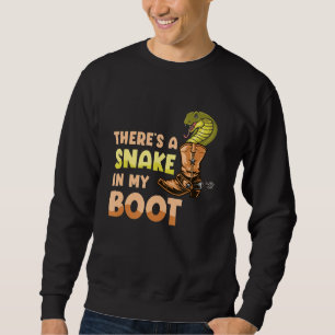 Sweatshirt Il y a un serpent dans mon équip de cavalier de bo