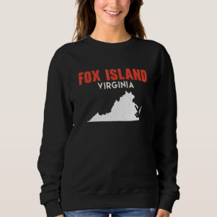 Sweatshirt Île Fox Washington États-Unis État Amérique Voyage