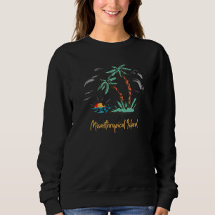 Sweatshirt Île humaine misanthrope eau tropicale Île