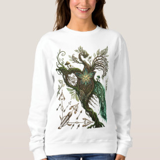 Sweatshirt Illustration 3D d'un esprit mythique de la nature