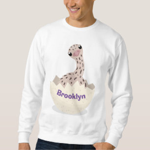 Sweatshirt Illustration d'autruche pour bébé à couver mignon