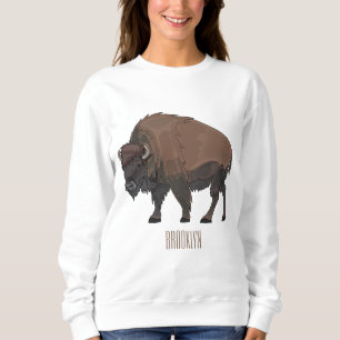 Sweatshirt Illustration de bison