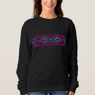 Sweatshirt Illustration de colibri techno‑organique