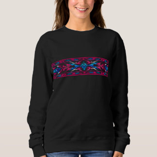 Sweatshirt Illustration de colibri techno‑organique 