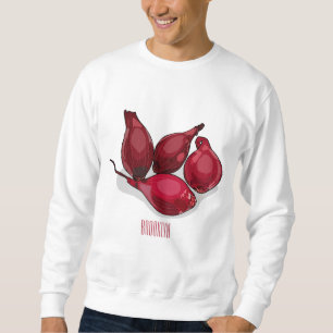 Sweatshirt Illustration de dessin animé Shallot