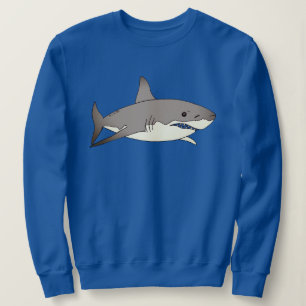 Sweatshirt Illustration de dessin de requin cool