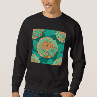 Sweatshirt Illustration de fleur de chrysanthème jolie Unique