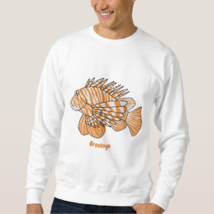 Sweatshirt Illustration de Happy lionfish