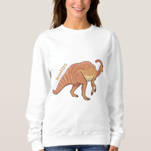 Sweatshirt Illustration de la caricature de dinosaure du para