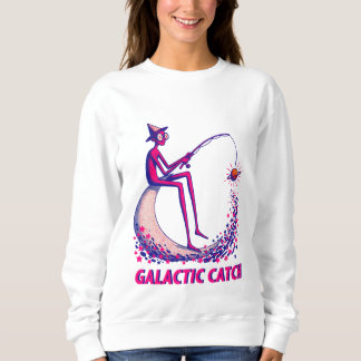 Sweatshirt Illustration de la prise galactique – Pêche à la l