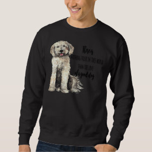 Sweatshirt Illustration de l'aquarelle de caniche