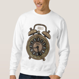 Sweatshirt Illustration de l'horloge d'alarme