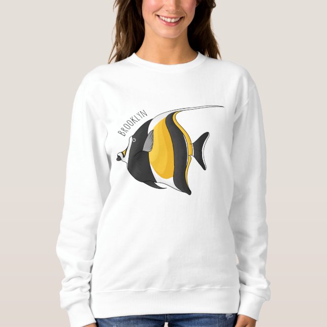 Sweatshirt Illustration de l'idole mauresque (Devant)
