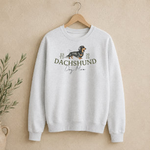 Sweatshirt Illustration de maman de chien teckel