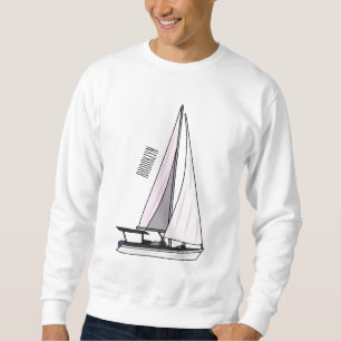 Sweatshirt Illustration de voilier
