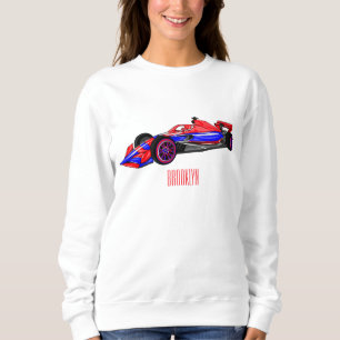 Sweatshirt Illustration de voiture de course professionnelle
