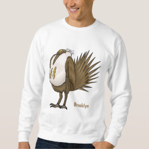 Sweatshirt Illustration d'oiseau de tétras des armoises
