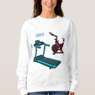 Sweatshirt Illustration du tapis roulant et de la bande dessi