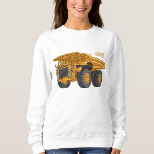 Sweatshirt Illustration d'un camion à grande échelle