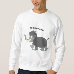 Sweatshirt Illustration d'un mammouth laineux mou