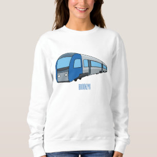 Sweatshirt Illustration d'un train électrique