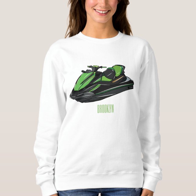 Sweatshirt Illustration Jet ski (Devant)
