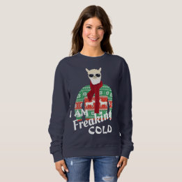 Sweatshirt im freaking froid Cool llama