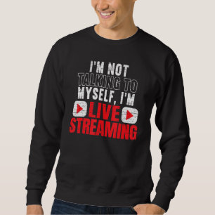 Sweatshirt Im Livestreaming Online Streaming Chaîne De Jeux S