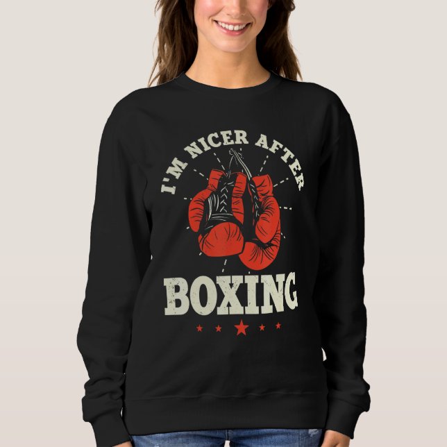Sweatshirt Im Nicer Après Boxer Combat Sport Entraîneur S (Devant)