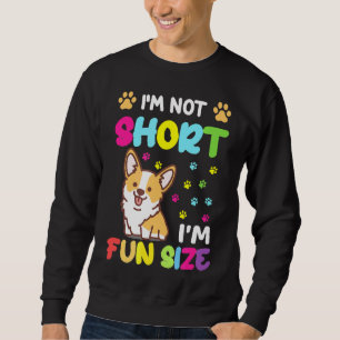 Sweatshirt Im Pas Court Im Amusement Taille Corgi Corgi
