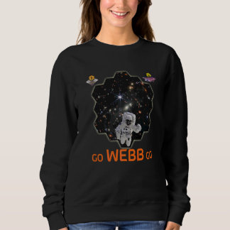 Sweatshirt Image de champ profond de l'astronaute Webb Space 