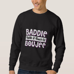 Sweatshirt Image hip hop urbaine méchant avec une touche de b