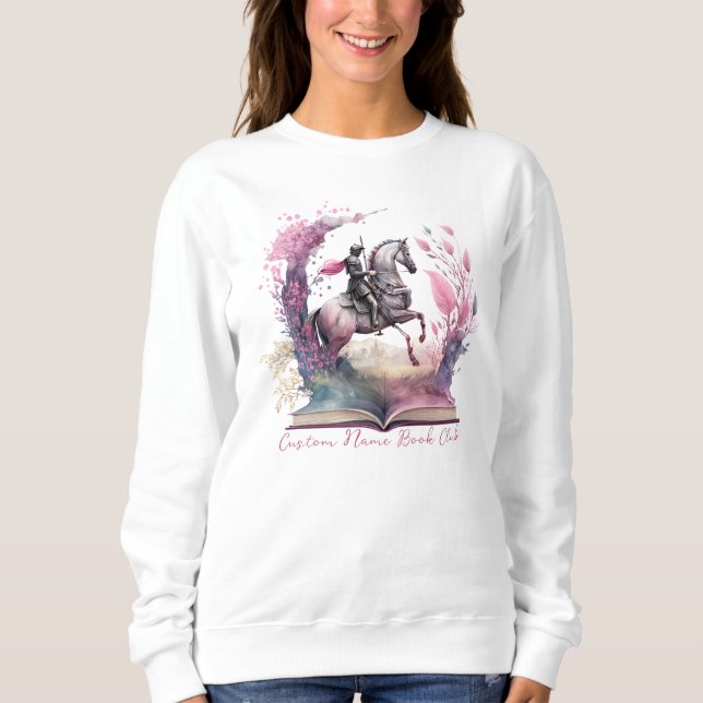 Sweatshirt Imaginaire Book Lover, Custom Book Club (Devant)